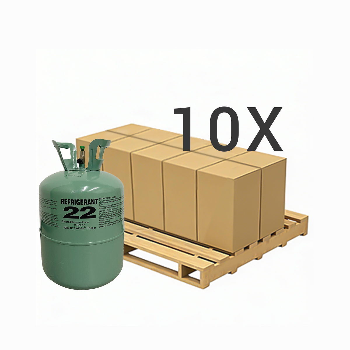 R22 Refrigerant Gas Cylinder 30 lb
