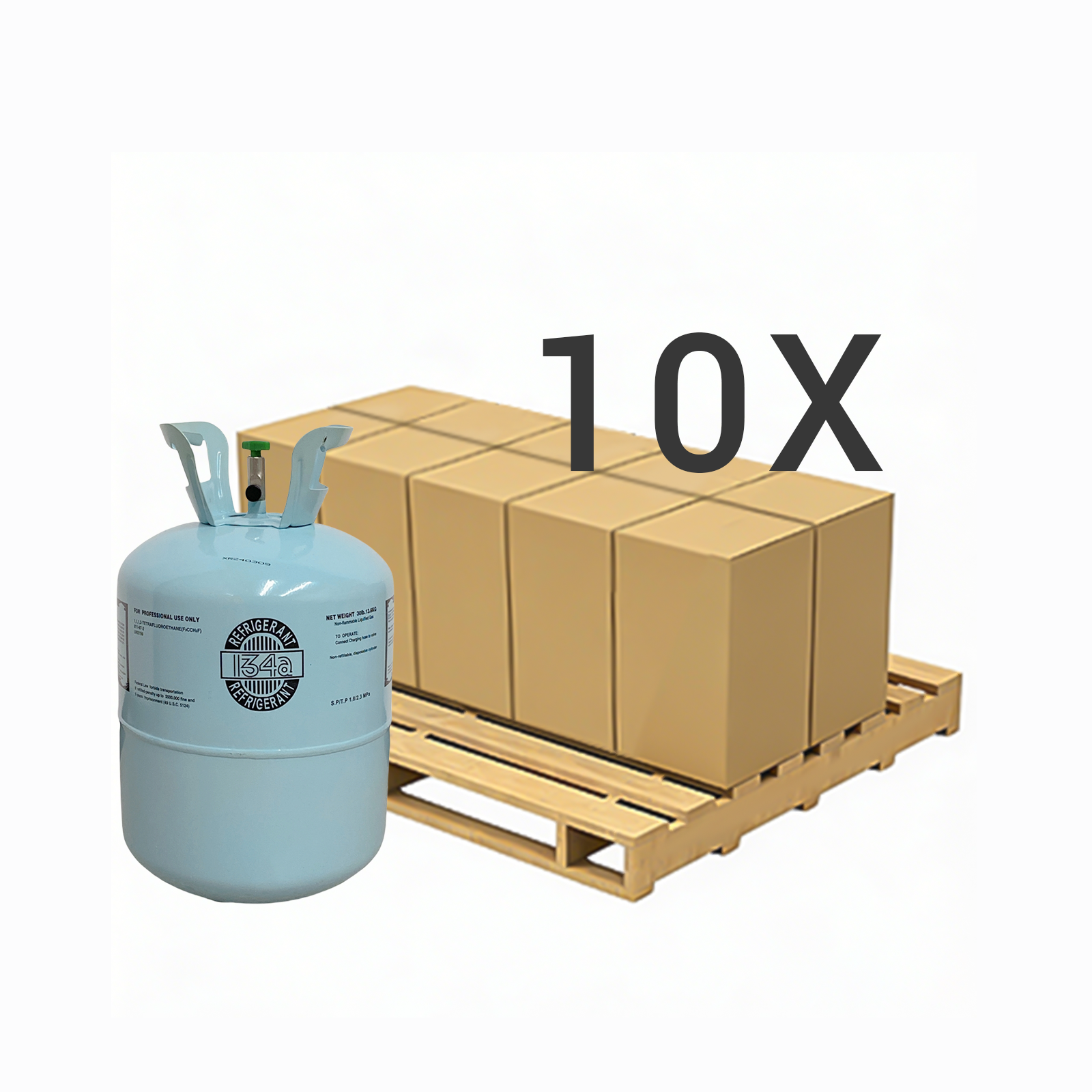 R134A Refrigerant Gas Cylinder 30 lb