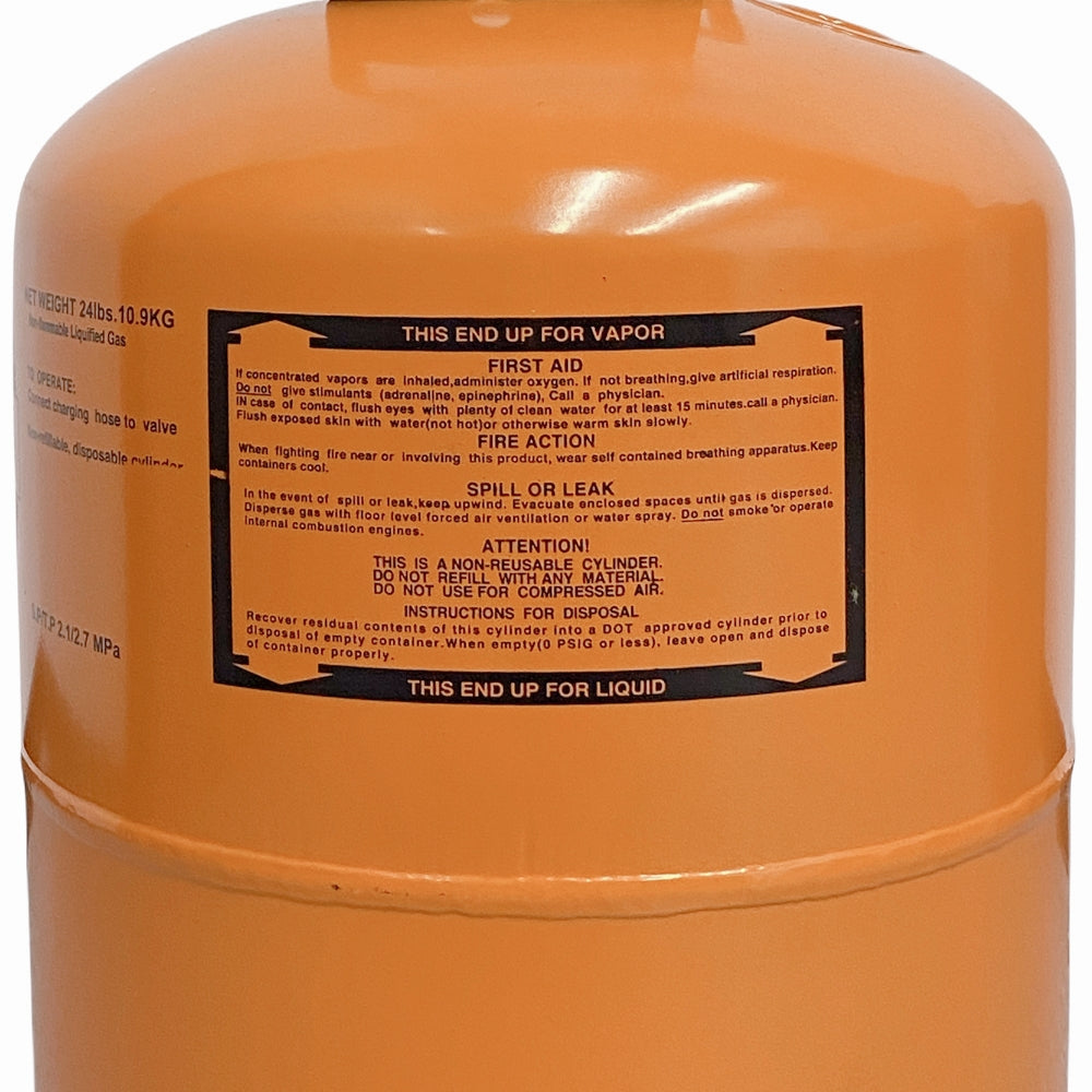 R404A Refrigerant Gas Cylinder 24 lb