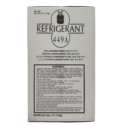 R449A Refrigerant Gas Cylinder 25 lb