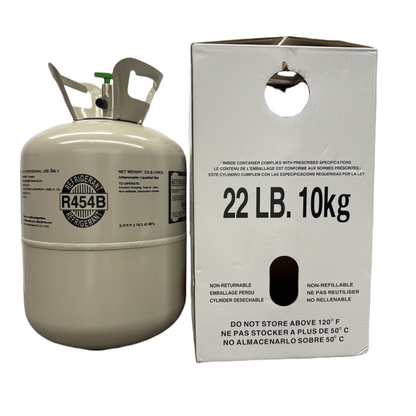 R454B Refrigerant Gas Cylinder 22 lb