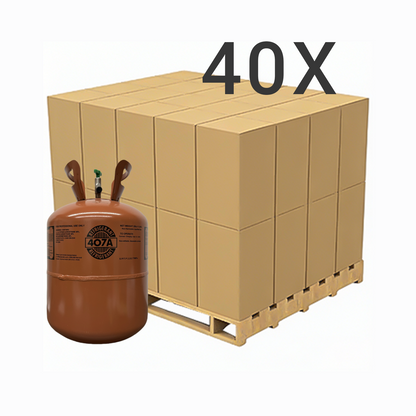 R407A Refrigerant Gas Cylinder 25 lb