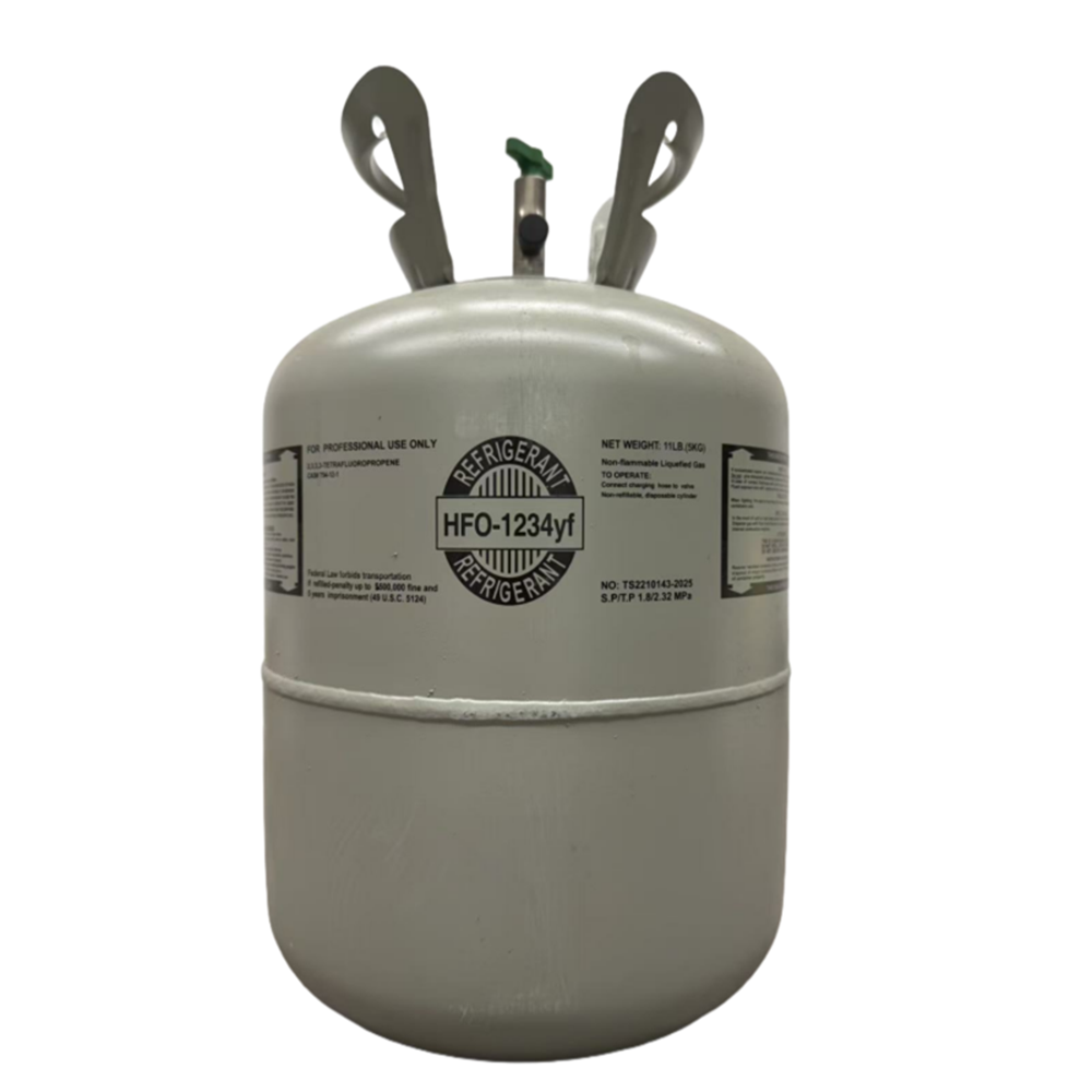R1234yf Refrigerant Gas Cylinder 11 lb