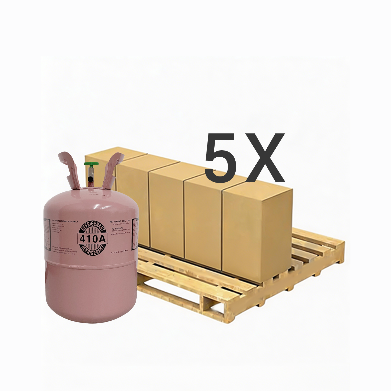 R410A Refrigerant Gas Cylinder 25 lb
