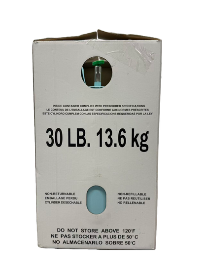 R134A Refrigerant Gas Cylinder 30 lb