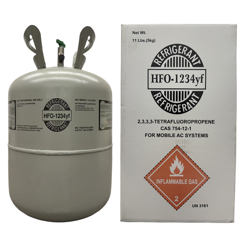 R1234yf Refrigerant Gas Cylinder 11 lb