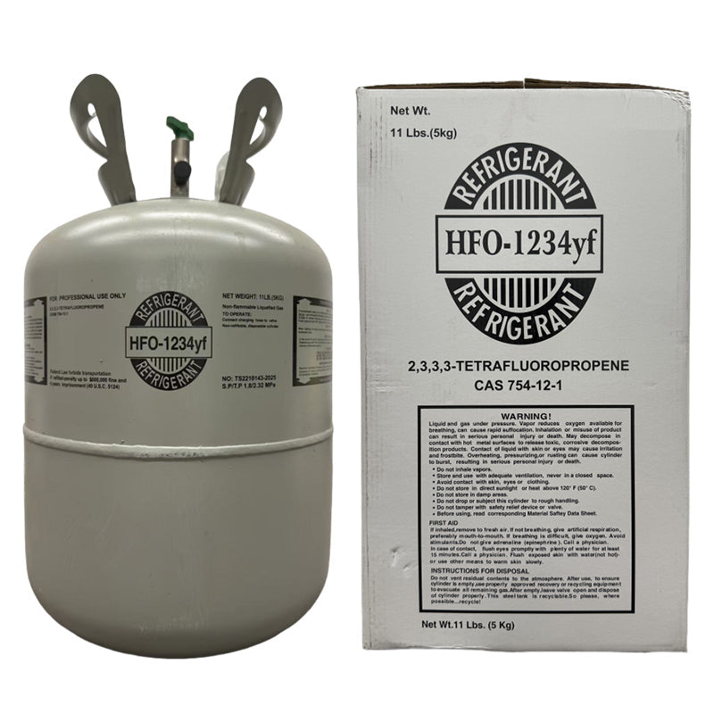 R1234yf Refrigerant Gas Cylinder 11 lb