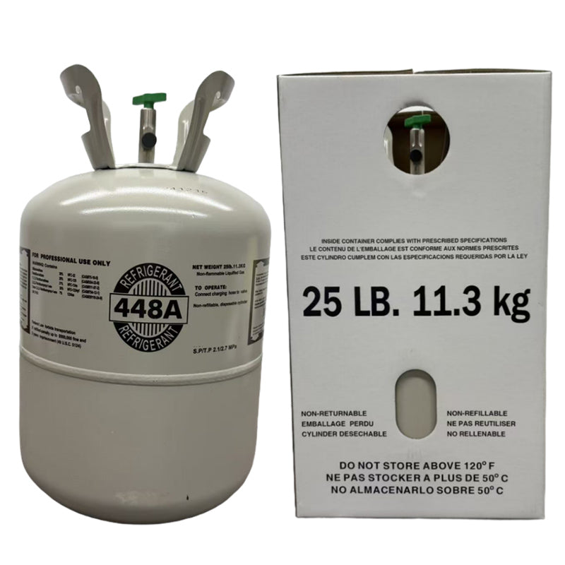 R448A Refrigerant Gas Cylinder 25 lb