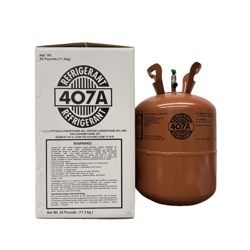 R407A Refrigerant Gas Cylinder 25 lb